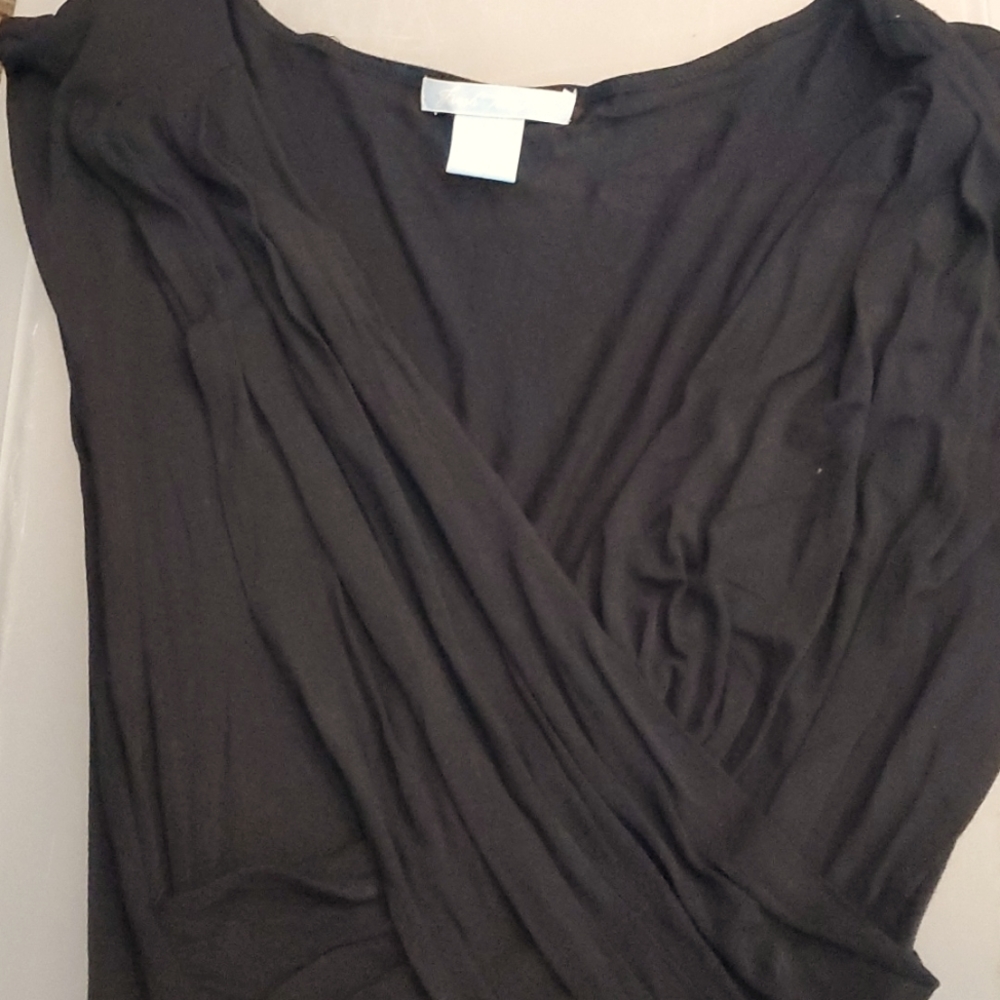 Black form fitting dress
